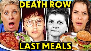 Trying Death Row Last Meals Ladies Edition  People vs Food [upl. by Tench]