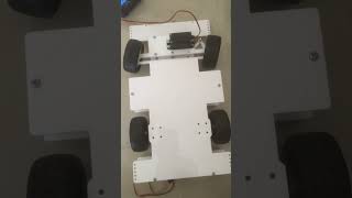 Arduino Robot with Ackerman Steering  Mechanism Reference and Demo [upl. by Lynad]