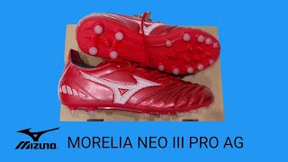 MIZUNO MORELIA NEO III PRO AGUNBOXING [upl. by Rehoptsirhc297]