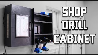 Shop Drill Cabinet  Workshop Organization [upl. by Anielram75]