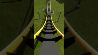 Jumping coaster  No limits 2 nolimits2 shortclip rollercoaster nl2 coaster [upl. by Bastien]