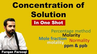 Concentration Terms  Concentration of Solutions  Class 11th amp 12th   CBSEJEENEET [upl. by Naik449]