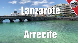 Lanzarote Arrecife ein Spaziergang entlang der Playa del Reducto [upl. by Acinemod]