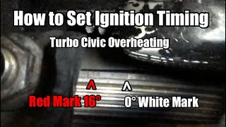 How to Set Ignition Timing  Civic eBay Turbo Build  Part 10 [upl. by Dyson]