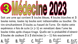 Concours Médecine 2023  Maths  partie 3 [upl. by Shepherd]