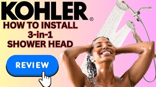 Kohler Multifunction Shower Head How To Install DIY [upl. by Waldemar]