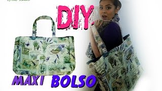 DIY BOLSO DE TELA MULTIUSOSFACILEstiloXalver [upl. by Yenttihw]