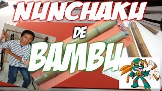 arqueria masterTUTORIAL Nunchaku de Bambu [upl. by Ailen]