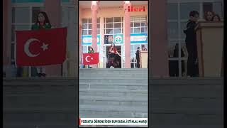 Yozgatlı öğrenciden duygusal İstiklal Marşı  İleri Gazetesi [upl. by Owain468]