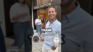 Amazing street interview with the nicest people Rolex Polar bearBlack bear Rolex Luxury Raw [upl. by Reffinnej]