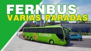 FERNBUS Simulator  Varias paradas y accidentes XD  Wiljosgames [upl. by Docila556]