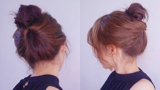 Eng Sub超快速簡易優雅法式包頭 Easy French Twist Hairstyle [upl. by Mariska]