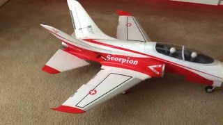 Freewing Super Scorpion 80mm EDF with afterburner mod [upl. by Dranek823]