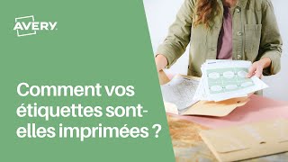 Comment vos étiquettes sontelles imprimées [upl. by Aimak]