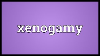 Xenogamy Meaning [upl. by Stephens]