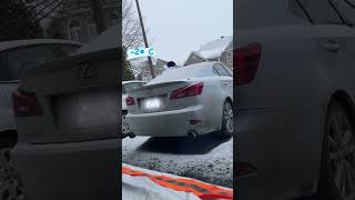 Muffler delete with 1792 Vibrant Resonator  Cold Start 2006 Lexus is350 [upl. by Diahann581]