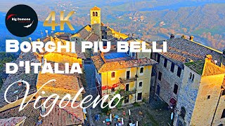 Borghi più belli dItalia VIGOLENOCastello 4K video [upl. by Belamy]