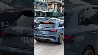 Donze093 with his RS3 rs3 rs audi carlover monaco carlifestyle [upl. by Jankell]