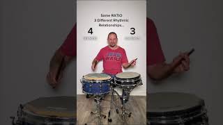 43 Polyrhythm Three Different Ways In 20 Seconds [upl. by Weitman]