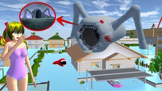 سر وحش البحر Theres Sea Eater On Rina Tamaki house 😱 Horror secret place in Sakura School Simulator [upl. by Brace]