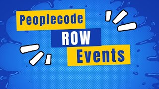 PeopleCode Row Events  HandsON Tutorial  Sameer Pravin Ranalkar [upl. by Backler446]