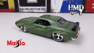 1969 Pontiac Firebird Custom Shop Edition Maisto 124 Diecast Car Model [upl. by Ardin]