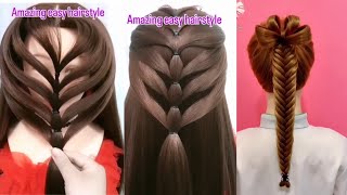 easy hairstyles  amazing hairstyles for girls new hairstyle 2024 [upl. by Eupheemia541]