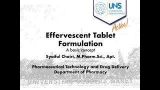 Effervescent Tablet Formulation A Basic Concept [upl. by Jacobba]