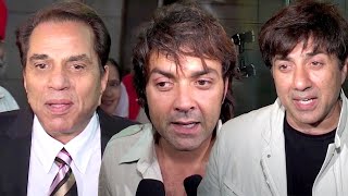 quotApnequot Movie Premiere 2007  Dharmendra Bobby amp Sunny Deol [upl. by Yssak919]