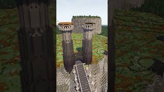 Village of the Forest  Tutorial  Timelapse build cinematics minecraft build timelapse [upl. by Dyke]