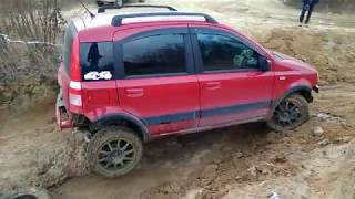 Fiat Panda 4x4 with ELD Diagonal test [upl. by Comptom]