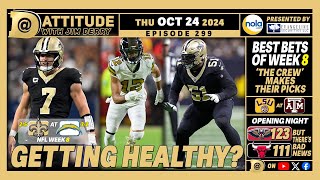 Dattitude 299 Saints getting healthier for Chargers but does it matter [upl. by Harutek]