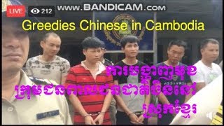 Greedies Chinese in Cambodian Preah Sihanouk Vill  Chinese Gangster in Cambodia [upl. by Losiram]