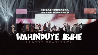 Chryso Ndasingwa  Wahinduye ibihe live  Official music video [upl. by Knoll]