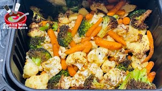 Best Air Fryer Roasted Vegetables  Easy Veggies Recipe [upl. by Yt126]