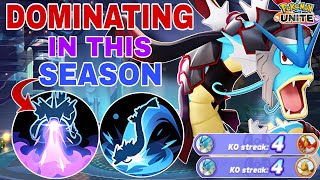 GYARADOS Is Absolutely Dominating This Season  Dragon Breath  Bounce  Pokemon Unite [upl. by Earised411]