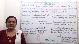 Artemisinin Part 01 Industrial Production Isolation Method Estimation amp Utilization Part 09 [upl. by Nairadal]