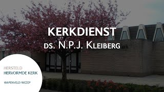 HHG WapenveldWezep  Zondag 23 oktober 1430  ds NPJ Kleiberg [upl. by Lednahs]