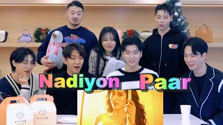 Korean actors reactions to fascinating Indian MV😍Nadiyon Paar Let the Music Play [upl. by Watson]