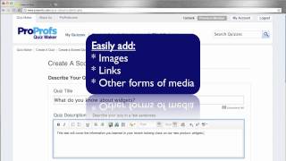 ProProfs  Screen Capture Tutorial Video [upl. by Safire]