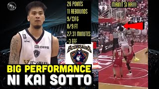 BREAKOUT GAME ni Kai Sotto TINULUNGANG MANALO ang Yokohama kontra Chiba Jets in OT [upl. by Einnig]