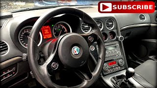 2011 Alfa Romeo 159  POV Drive on a rainy day in Bucharest  GoPro Hero 7 POV 1080p [upl. by Hebrew]