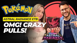 Pokémon Astral Radiance Elite Trainer Box UNBOXING Insane Pulls From 8 Booster Packs [upl. by Assirahs]