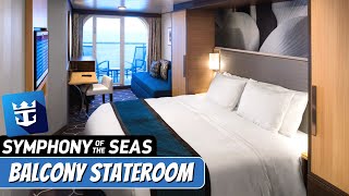 Symphony of the Seas  Ocean View Stateroom with Balcony Tour amp Review 4K  Royal Caribbean Cruise [upl. by Shandra]