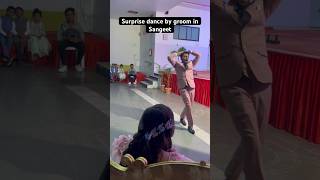 Best Surprise Dance by groom in sangeet sangeet dance wedding sangeetdance weddingdance viral [upl. by Edijabab]