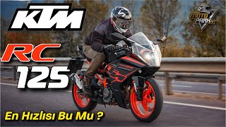 EN HIZLI EN PROFESYONEL 125 CC  KTM RC 125  A1 EHLİYET [upl. by Yelrihs]