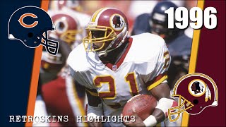 1996 RetroSkins Highlights Chicago Bears vs Washington Redskins [upl. by Portwine]