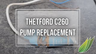 Replacing Thetford C262 caravan toilet flush pump [upl. by Lais]