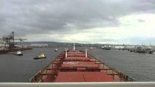 Lotus Sun into Tees Dock to load steel slab [upl. by Mcloughlin956]