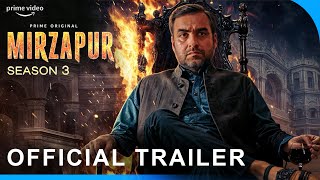 Mirzapur Season 3  Official Trailer  Pankaj Tripathi Ali Fazal Shweta Tripathi Rasika Concept [upl. by Radcliffe518]